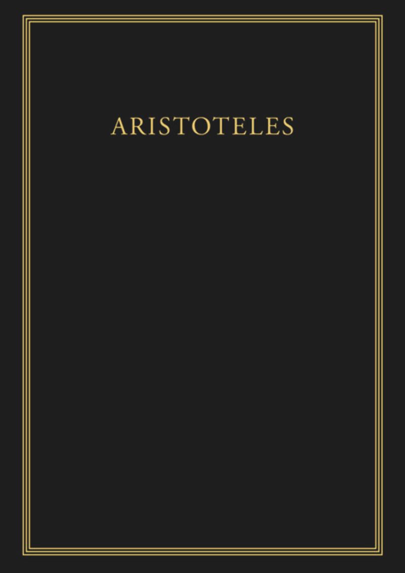 multi-volume work: Aristoteles Werke