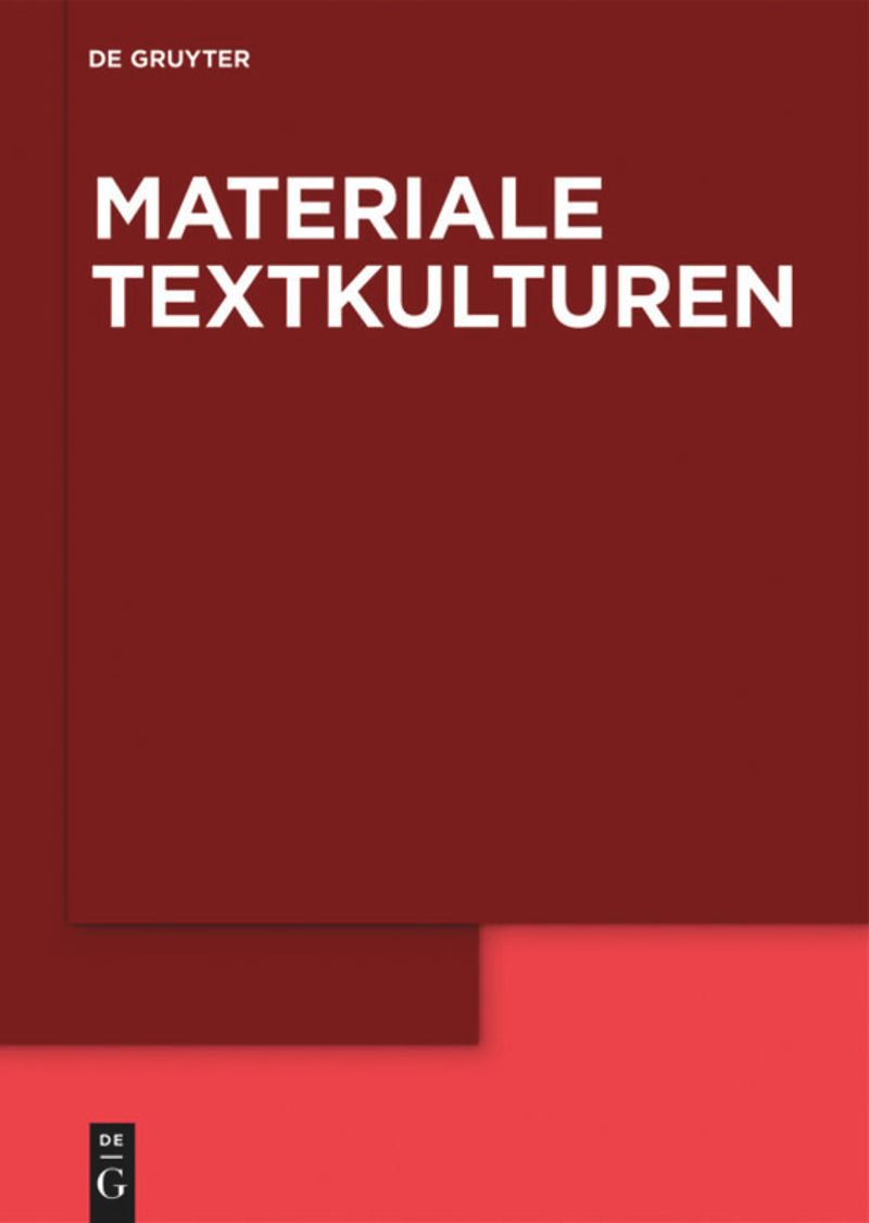 series: Materiale Textkulturen