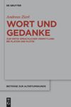 book: Wort und Gedanke