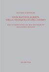 book: Leon Battista Alberti, "Della tranquillità dell'animo"