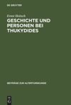 book: Geschichte und Personen bei Thukydides