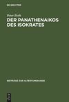 book: Der Panathenaikos des Isokrates