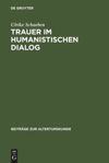 book: Trauer im humanistischen  Dialog