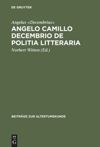 book: Angelo Camillo Decembrio De politia litteraria