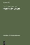 book: Vertis in usum