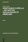 book: Martianus Capella - De nuptiis Philologiae et Mercurii