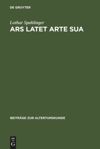 book: Ars latet arte sua