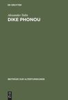 book: Dike Phonou