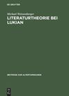 book: Literaturtheorie bei Lukian