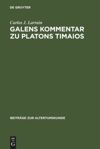 book: Galens Kommentar zu Platons Timaios