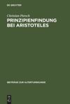 book: Prinzipienfindung bei Aristoteles