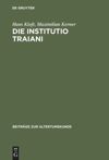 book: Die Institutio Traiani