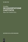 book: De exhortatione castitatis