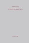 book: Studies in Aeschylus