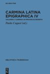 book: Carmina Latina Epigraphica IV