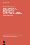 book: Eisagogika / Elementa apotelesmatica