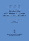 book: Fragmenta poetarum Latinorum epicorum et lyricorum