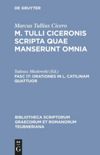 book: Fasc 17 Orationes in L. Catilinam quattuor