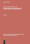 book: Pars II Poetae elegiaci