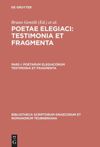 book: Pars I Poetarum elegiacorum testimonia et fragmenta