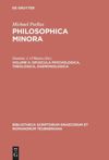 book: Volume II Opuscula psychologica, theologica, daemonologica