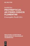 book: Protrepticus. Ad fidem codicis Florentini