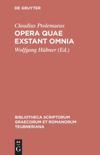 book: Opera quae exstant omnia