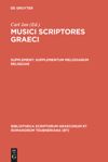 book: [Supplement] Supplementum melodiarum reliquiae