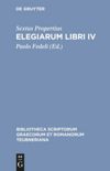 book: Elegiarum libri IV