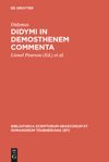 book: Didymi in Demosthenem commenta