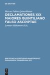 book: Declamationes XIX maiores Quintiliano falso ascriptae