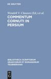 book: Commentum Cornuti in Persium