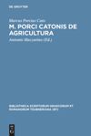 book: M. Porci Catonis de agri cultura