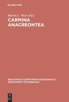 book: Carmina Anacreontea