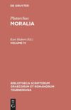 book: Volume IV Moralia