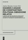 book: Ioannis Canani de Constantinopolitana obsidione relatio