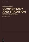 book: Commentary and Tradition