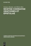 book: Nicetae Choniatae Orationes et Epistulae