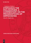 book: Stephanus the Philosopher: A Commentary on the Prognosticon of Hippocrates