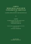 book: Volume 3,3 Galeni In Hippocratis Epidemiarum librum VI commentariorum I–VIII versio Arabica