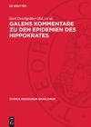 book: Galens Kommentare zu den Epidemien des Hippokrates