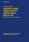 book: Quintilians ›Institutio oratoria‹ Buch VII