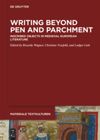 book: Writing Beyond Pen and Parchment