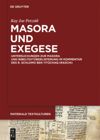 book: Masora und Exegese