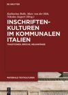 book: Inschriftenkulturen im kommunalen Italien