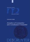 book: "Donation of Constantine" and "Constitutum Constantini"