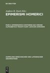 book: Pars 2 Epimerismos continens qui ordine alphabetico traditi sunt. Lexicon Aimodein