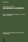 book: Pars 1 Epimerismos continens qui ad Iliadis librum A pertinent