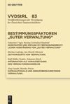 book: Bestimmungsfaktoren "guter Verwaltung"