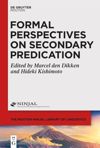 book: Formal Perspectives on Secondary Predication